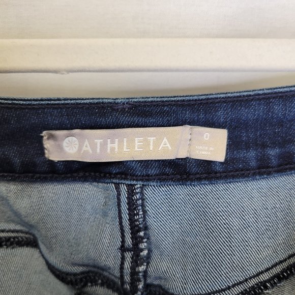 Athleta Women's Size 0 Jeans Jax Boyfriend Skinny - Picture 5 of 7